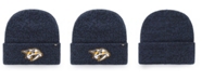 '47 Brand Men's Navy Nashville Predators Brain Freeze Cuffed Knit Hat